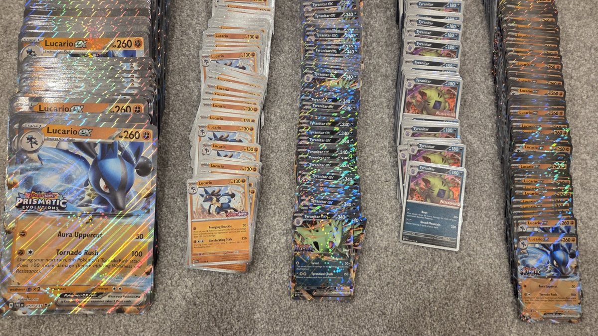 100x Sets Lucario Tyranitar ex Premium Collection Sams Stamped Promos Prismatic – Photo 2