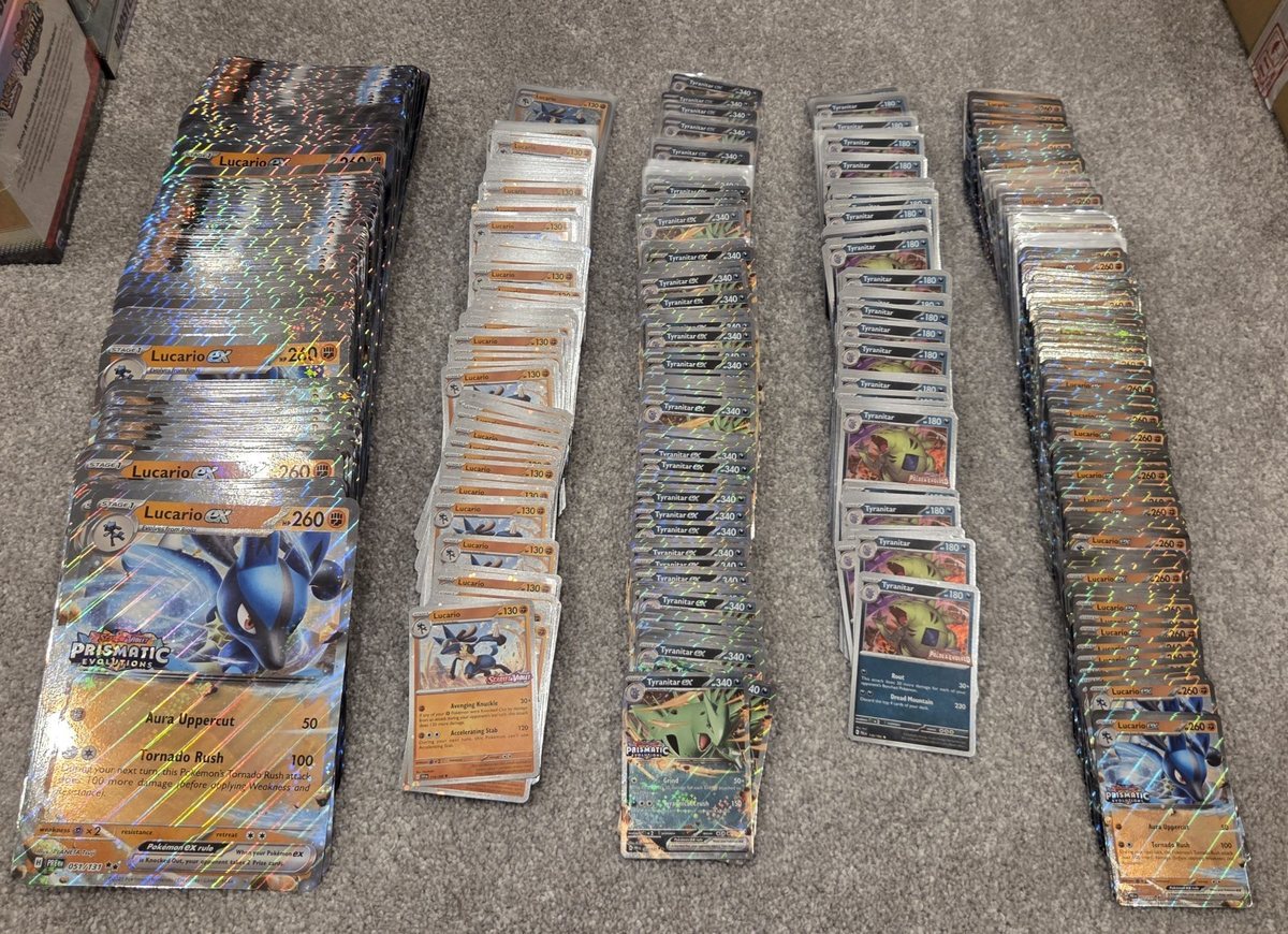 100x Sets Lucario Tyranitar ex Premium Collection Sams Stamped Promos Prismatic – Photo 3