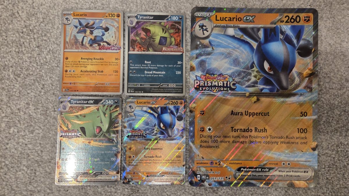 100x Sets Lucario Tyranitar ex Premium Collection Sams Stamped Promos Prismatic – Photo 4
